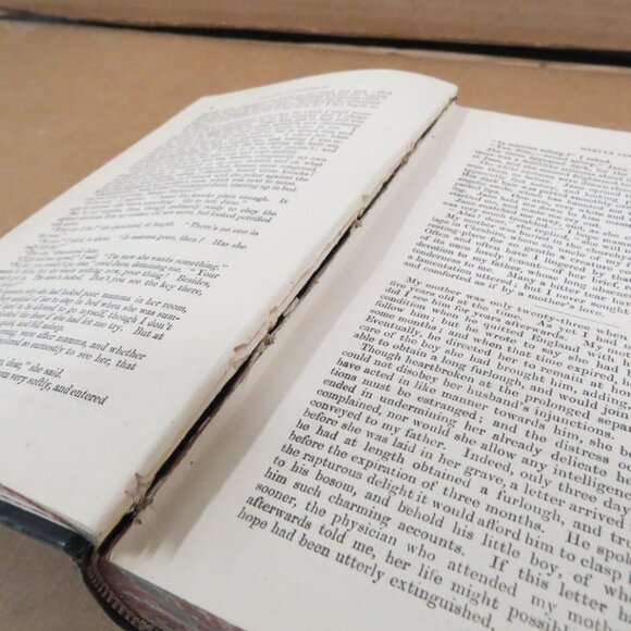 William Harrison Ainsworth Mervyn Clitheroe Printed London 1850s Antique Novel - Picture 16 of 16